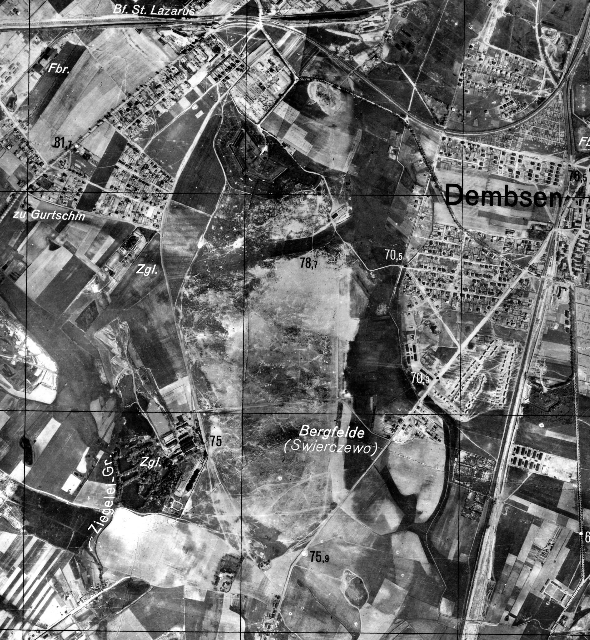 Świerczewo - zdjęcie satelitarne
