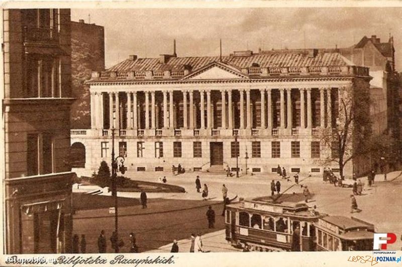 Poznan Poland, Biblioteka Raczyńskich lata 30-te XX w.