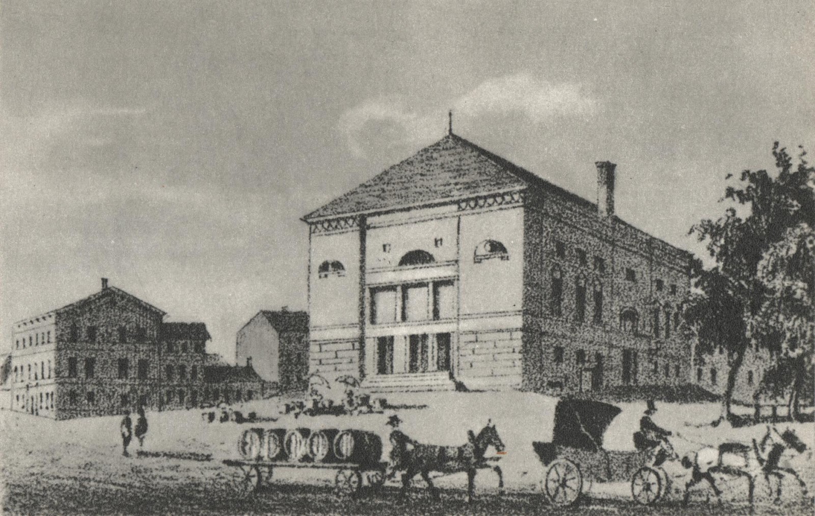 Stary Teatr Miejski w Poznaniu (połowa XIX w.)