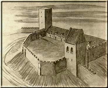 Rekonstrukcja zamku z przełomu XIII i XIV wieku