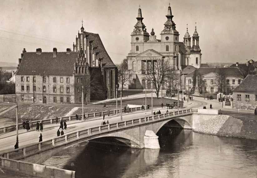 Most Bolesława Chrobrego i Ostrów Tumski, zdjęcie R. S. Ulatowskiego, 1930 r.