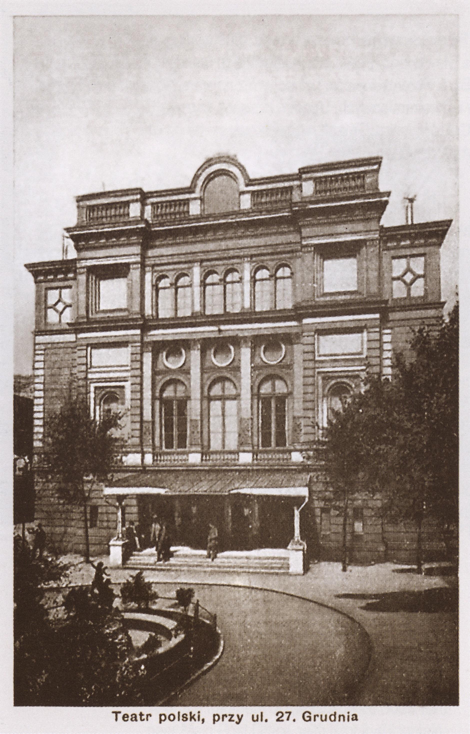 (1918-1939) Teatr Polski.